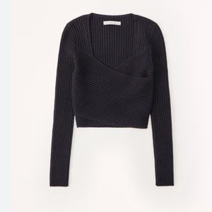 Abercrombie LuxeLoft Date Night Sweater, black